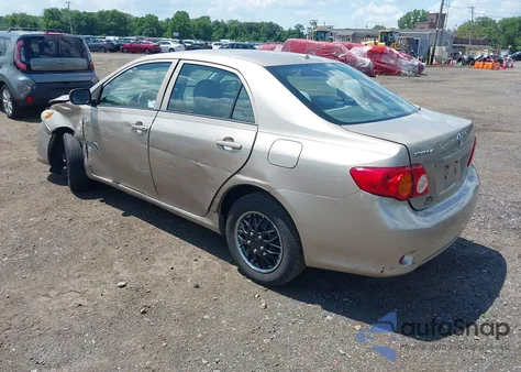 2009 Toyota Corolla Le z USA, uszkodzony, nr VIN 2T1BU40E79C127105